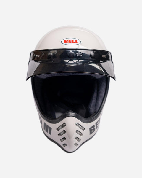 BSMC Retail Helmets BSMC x Bell Moto-3 Motorcycle Helmet White