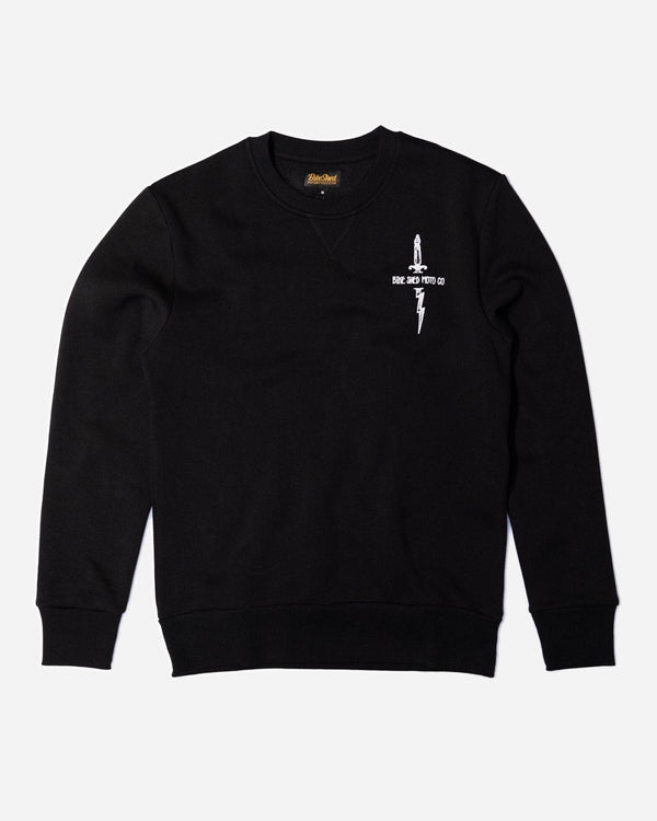 BSMC Zeus Embroidered Sweatshirt - Black