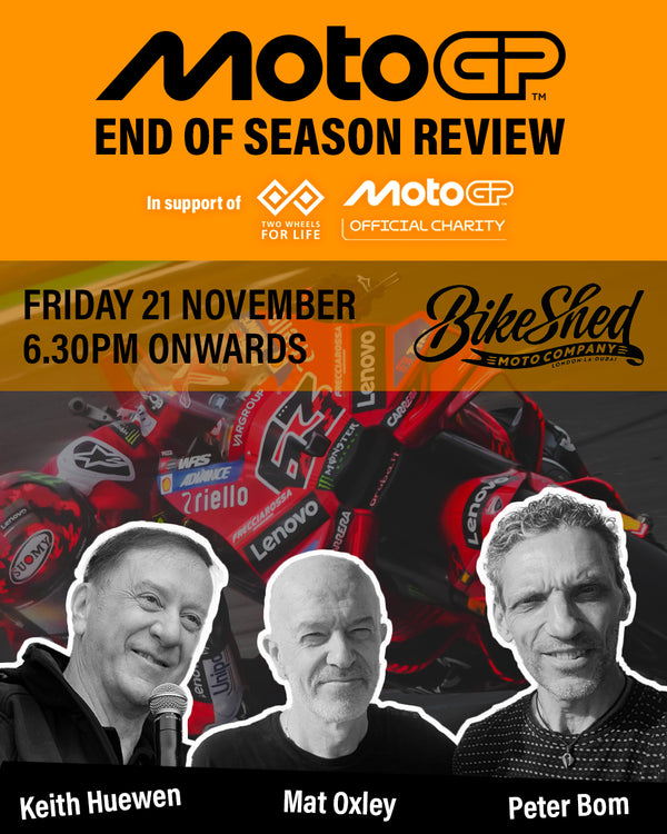 2025 MotoGP Review with Mat Oxley, Peter Bom & Keith Huewen - 21st November.
