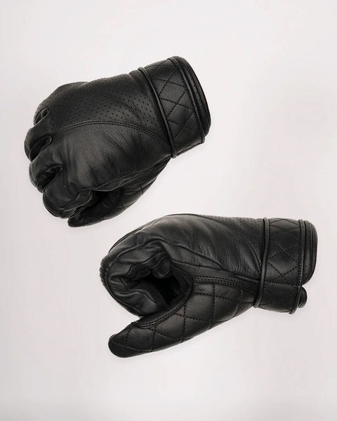Goldtop Short Bobber Gloves - Black
