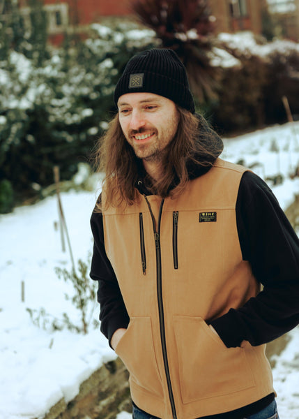 BSMC Motorcycle Crest Knit Beanie - Black