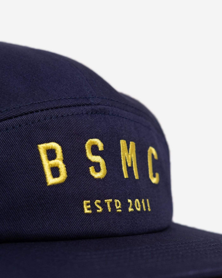 BSMC ESTD. 5 Panel Cap - Navy – Bike Shed Motorcycle Club