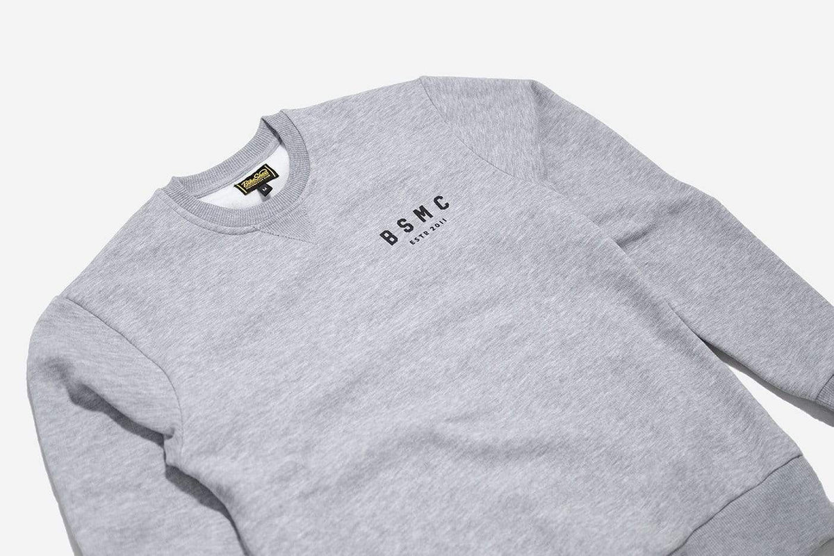 BSMC Retail Sweatshirts BSMC ESTD. Sweatshirt - Grey Marl