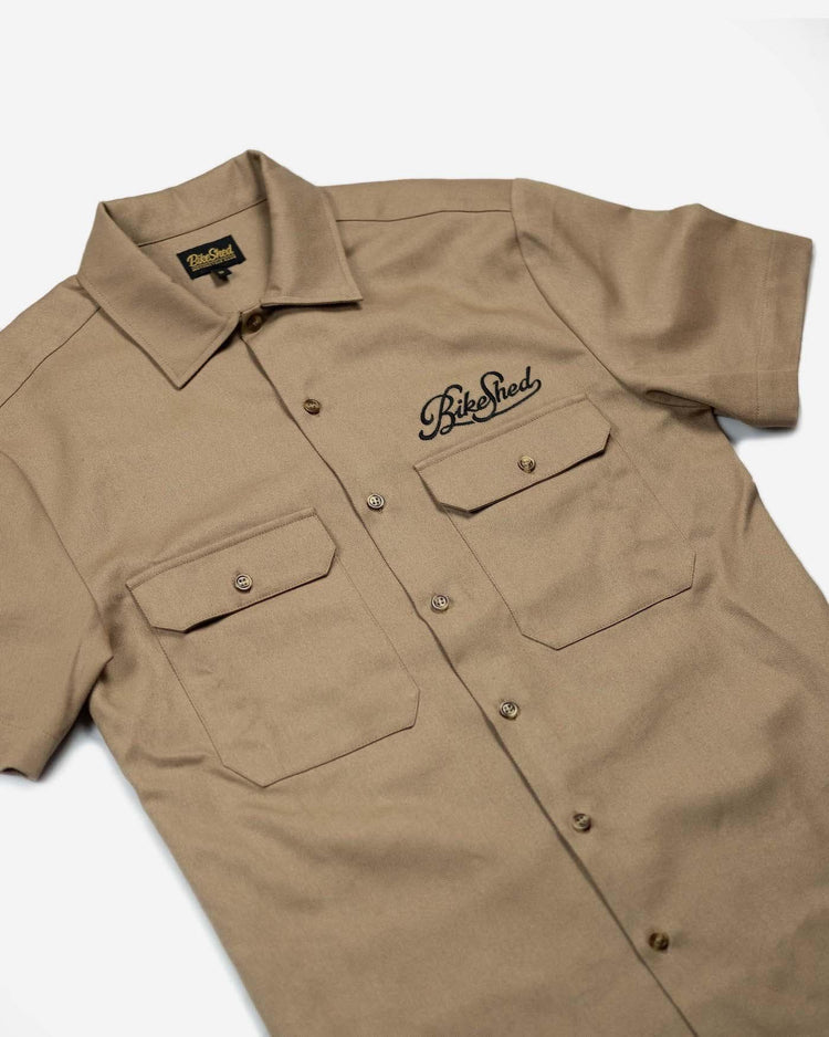BSMC Retail BSMC Clothing BSMC Garage Shirt - Tan/Black