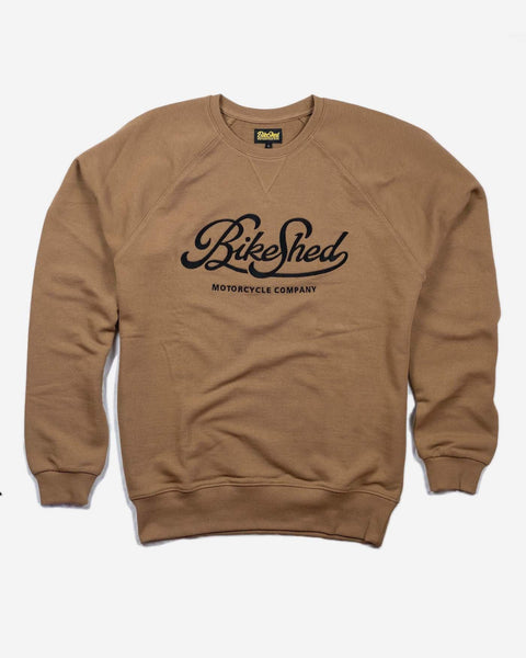BSMC Garage Motorcycle Sweatshirt - Brown/Black