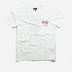 BSMC Retail T-shirts BSMC Handmade T Shirt - White/Oxblood