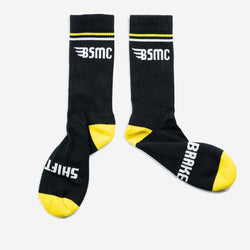 BSMC Retail Accessories BSMC MX Socks - BLACK/YELLOW