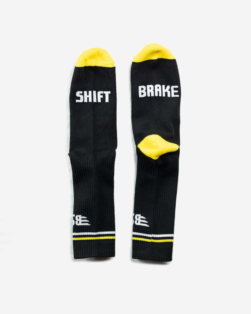 BSMC Retail Accessories BSMC MX Socks - BLACK/YELLOW