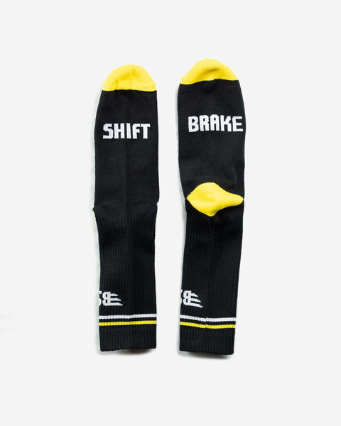 BSMC Retail Accessories BSMC MX Socks - BLACK/YELLOW