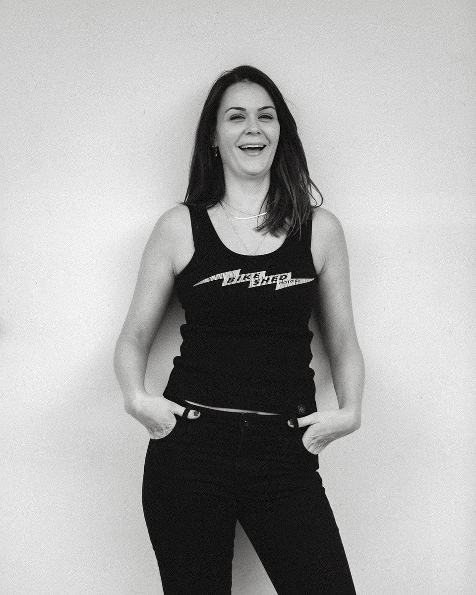 BSMC Women's Lightening Ribbed Vest - Black