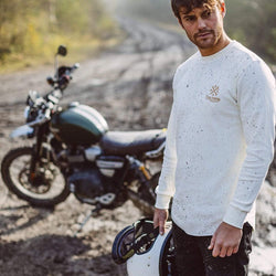 BSMC Retail Long Sleeves BSMC x TRIUMPH long sleeve waffle