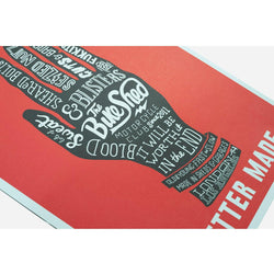 BSMC Retail Collaborations BSMX x Dave Buonaguidi "Handmade Is Better Made" Print - Red